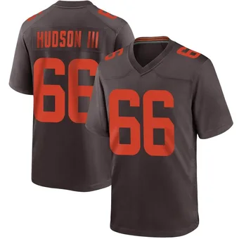 Men's James Hudson III Brown Game Alternate Football Jersey