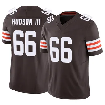 Men's James Hudson III Brown Limited Vapor F.U.S.E. Football Jersey