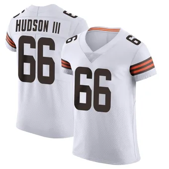 Men's James Hudson III White Elite Vapor Football Jersey