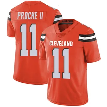 Men's James Proche II Orange Limited Alternate Vapor Untouchable Football Jersey