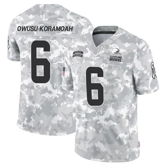 Men's Jeremiah Owusu-Koramoah Arctic Camo Limited 2024 Salute to Service Football Jersey