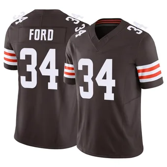 Men's Jerome Ford Brown Limited Vapor F.U.S.E. Football Jersey