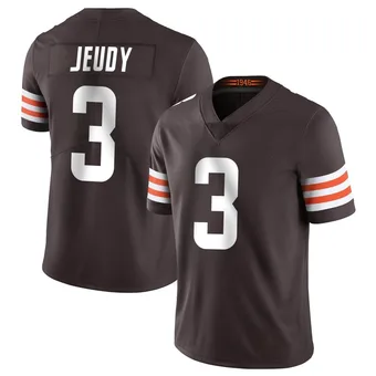 Men's Jerry Jeudy Brown Limited Team Color Vapor Untouchable Football Jersey