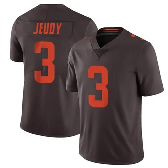 Men's Jerry Jeudy Brown Limited Vapor Alternate Football Jersey