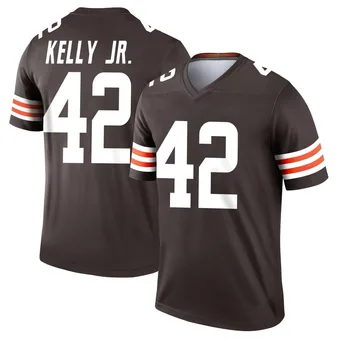 Men's John Kelly Jr. Brown Legend Football Jersey