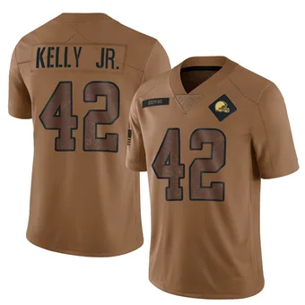 Men's John Kelly Jr. Brown Limited 2023 Salute To Service Football Jersey