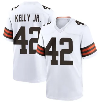 Men's John Kelly Jr. White Game Football Jersey