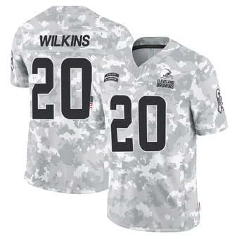 Men's Jordan Wilkins Arctic Camo Limited 2024 Salute to Service Football Jersey