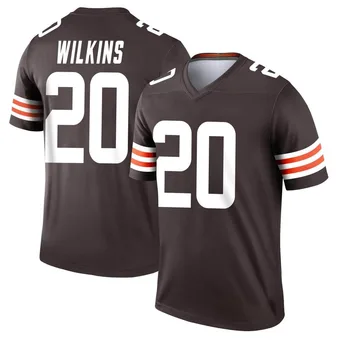 Men's Jordan Wilkins Brown Legend Football Jersey