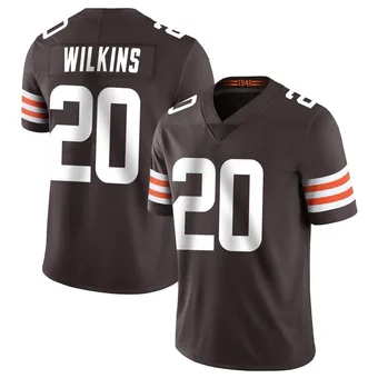 Men's Jordan Wilkins Brown Limited Team Color Vapor Untouchable Football Jersey