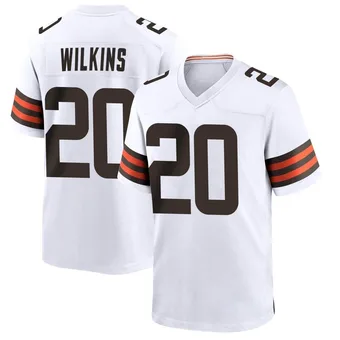 Men's Jordan Wilkins White Game Football Jersey