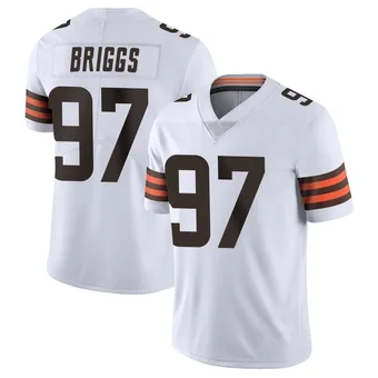 Men's Jowon Briggs White Limited Vapor Untouchable Football Jersey