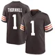 Men's Juan Thornhill Brown Game Team Color Football Jersey