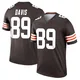 Men's Kaden Davis Brown Legend Football Jersey