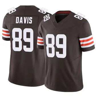 Men's Kaden Davis Brown Limited Vapor F.U.S.E. Football Jersey