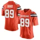 Men's Kaden Davis Orange Game Alternate Football Jersey