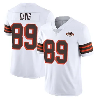 Men's Kaden Davis White Limited Vapor 1946 Collection Alternate Football Jersey