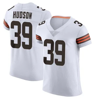 Men's Khaleke Hudson White Elite Vapor Football Jersey