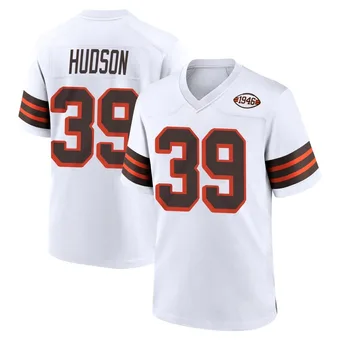 Men's Khaleke Hudson White Game 1946 Collection Alternate Football Jersey