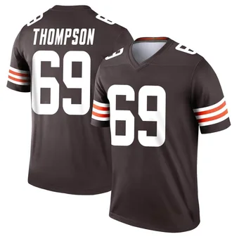 Men's Lorenzo Thompson Brown Legend Football Jersey