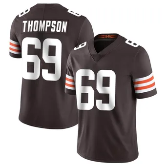 Men's Lorenzo Thompson Brown Limited Team Color Vapor Untouchable Football Jersey