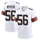 Men's Luke Wypler White Game Football Jersey