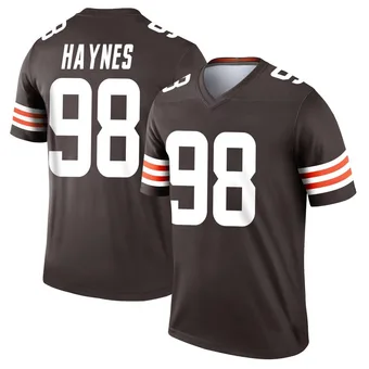 Men's Marcus Haynes Brown Legend Football Jersey