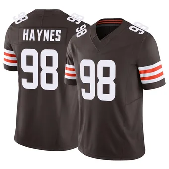 Men's Marcus Haynes Brown Limited Vapor F.U.S.E. Football Jersey