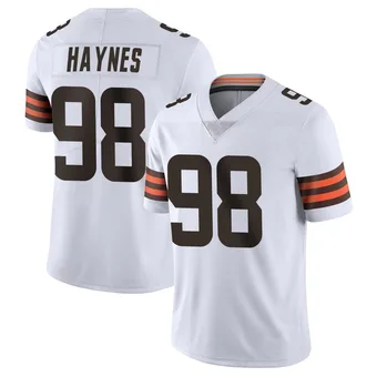 Men's Marcus Haynes White Limited Vapor Untouchable Football Jersey