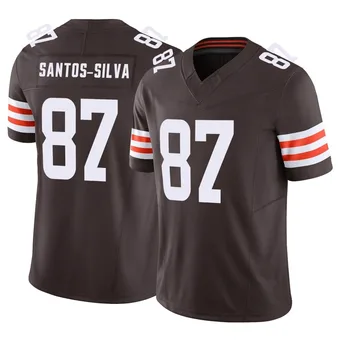 Men's Marcus Santos-Silva Brown Limited Vapor F.U.S.E. Football Jersey