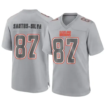 Men's Marcus Santos-Silva Gray Game Atmosphere Fashion Football Jersey