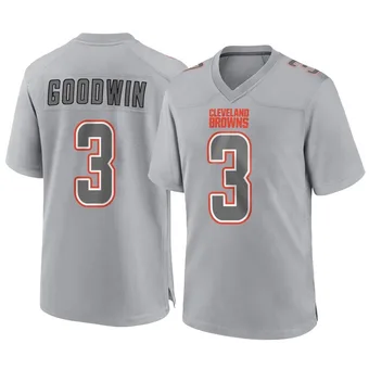 Men's Marquise Goodwin Gray Game Atmosphere Fashion Football Jersey