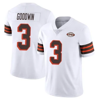 Men's Marquise Goodwin White Limited Vapor 1946 Collection Alternate Football Jersey