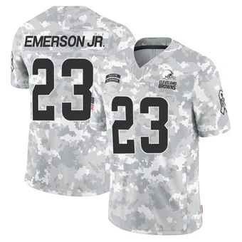 Men's Martin Emerson Jr. Arctic Camo Limited 2024 Salute to Service Football Jersey