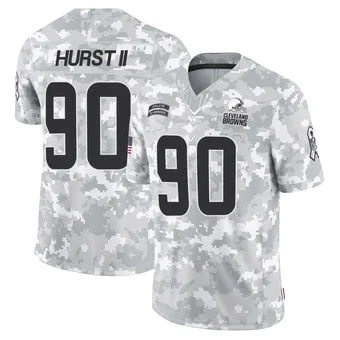 Men's Maurice Hurst II Arctic Camo Limited 2024 Salute to Service Football Jersey