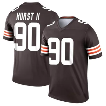 Men's Maurice Hurst II Brown Legend Football Jersey