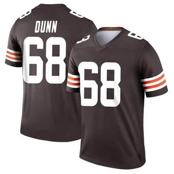 Men's Michael Dunn Brown Legend Football Jersey