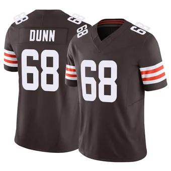 Men's Michael Dunn Brown Limited Vapor F.U.S.E. Football Jersey