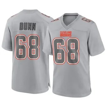 Men's Michael Dunn Gray Game Atmosphere Fashion Football Jersey