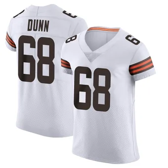 Men's Michael Dunn White Elite Vapor Football Jersey