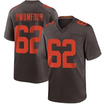 Men's Michael Dwumfour Brown Game Alternate Football Jersey