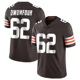 Men's Michael Dwumfour Brown Limited Team Color Vapor Untouchable Football Jersey