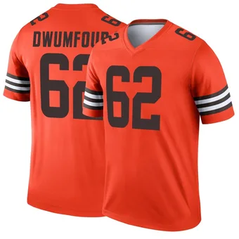 Men's Michael Dwumfour Orange Legend Inverted Football Jersey