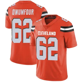 Men's Michael Dwumfour Orange Limited Alternate Vapor Untouchable Football Jersey