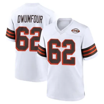 Men's Michael Dwumfour White Game 1946 Collection Alternate Football Jersey