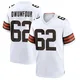 Men's Michael Dwumfour White Game Football Jersey