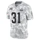 Men's Mike Ford Jr. Arctic Camo Limited 2024 Salute to Service Football Jersey