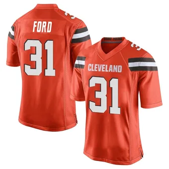 Men's Mike Ford Jr. Orange Game Alternate Football Jersey