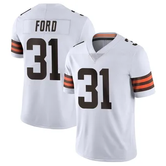 Men's Mike Ford Jr. White Limited Vapor Untouchable Football Jersey