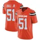 Men's Mike Hall Jr. Orange Limited Alternate Vapor Untouchable Football Jersey